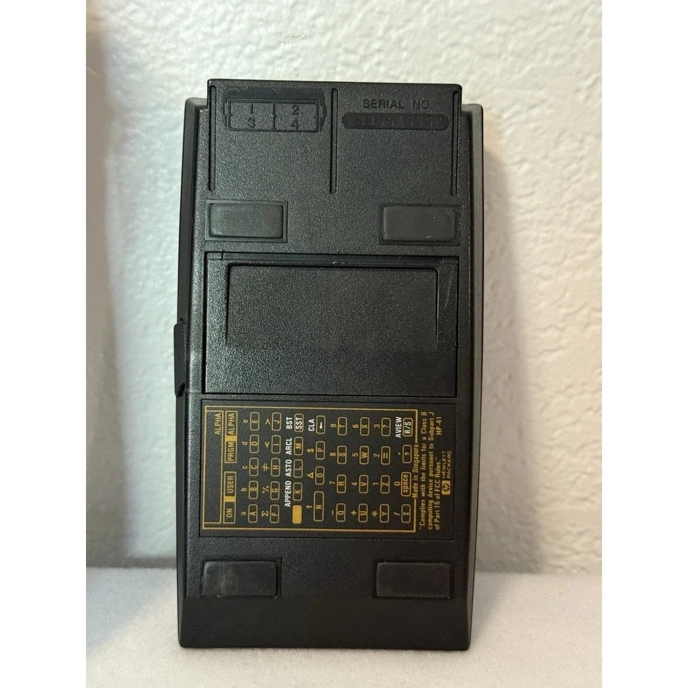 HP-41CV Vintage Hewlett Packard Programmable Scientific Calculator Tested Clean‎